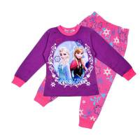 Girl's 100% Cotton Spring/Autumn Pyjamas - Disney Frozen Pyjamas - Size 4 - Purple/Pink - Limited Stock