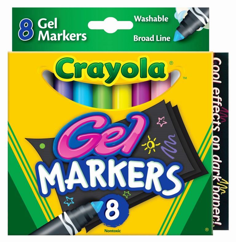 Crayola 6 Count Light Designer Marker Refill Pack